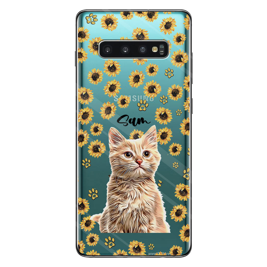 You Are My Sunshine - Personalized Dog Clear Phone Case