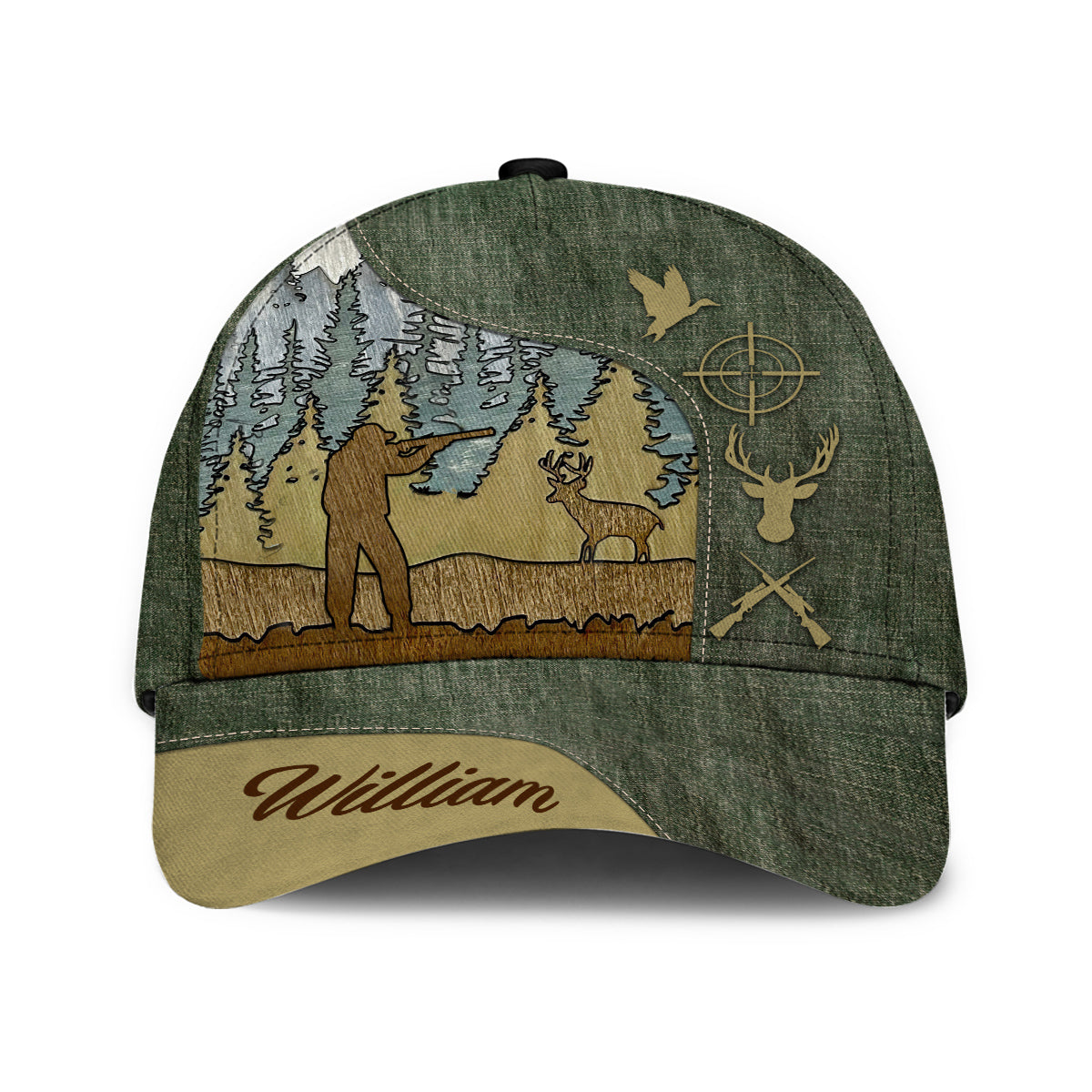 Forest Scenic - Personalized Hunting Classic Cap