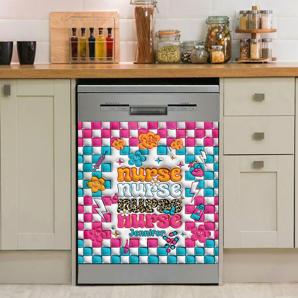 Nurse Life - Personalized Nurse Dishwasher Cover