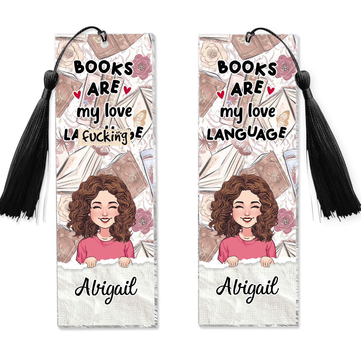 Booktrover - Personalized Book Bookmark (Printed On Both Sides)