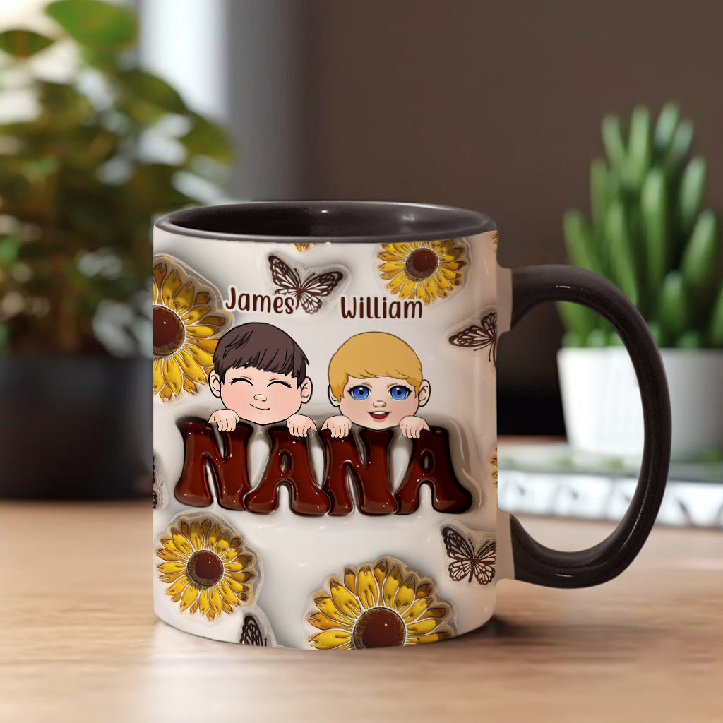 Meilleure grand-mère/mamie/mémé du monde - Cadeau pour grand-mère - Mug personnalisé