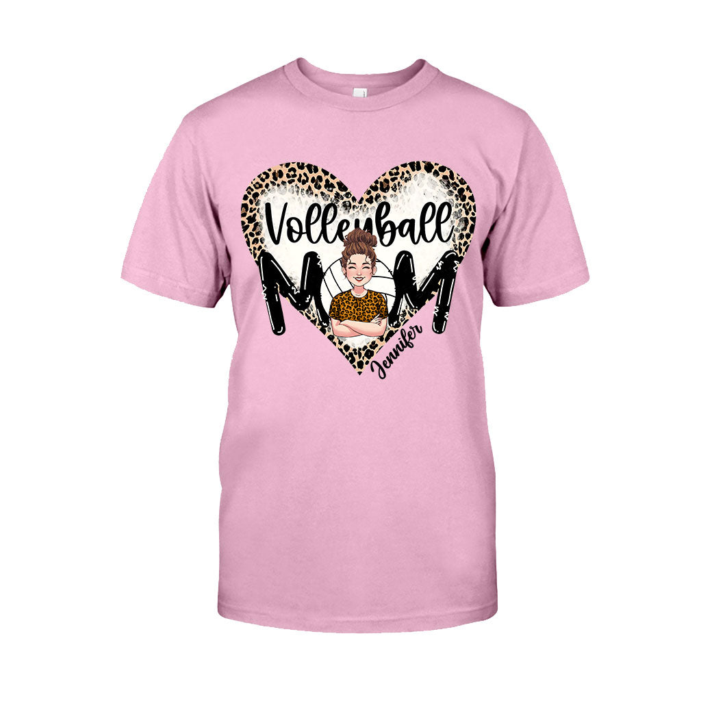 Volleyball Mom - Personalized Volleyball T-shirt And Hoodie