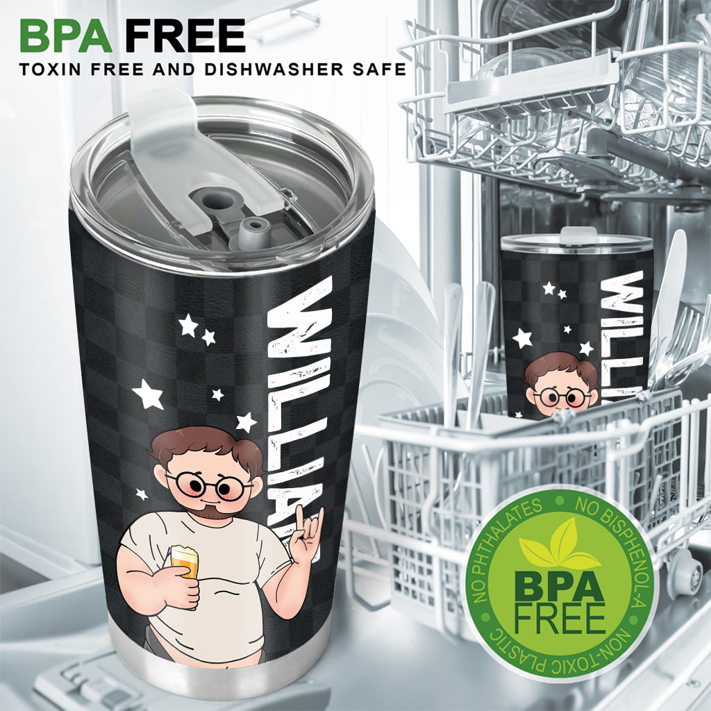 Not A Dad Bod - Personalized Father's Day Father Tumbler