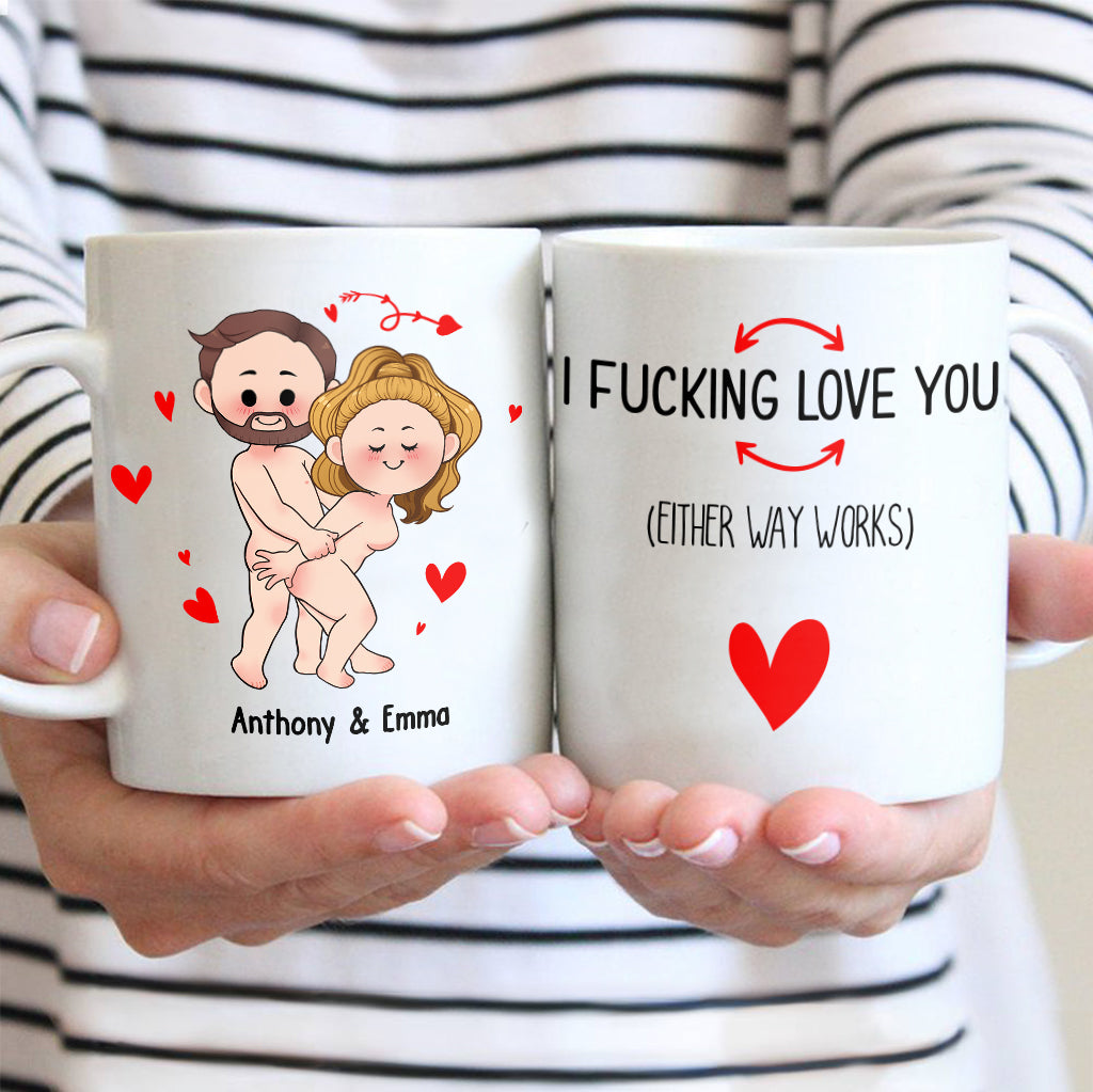I Love You - Personalized Couple Mug