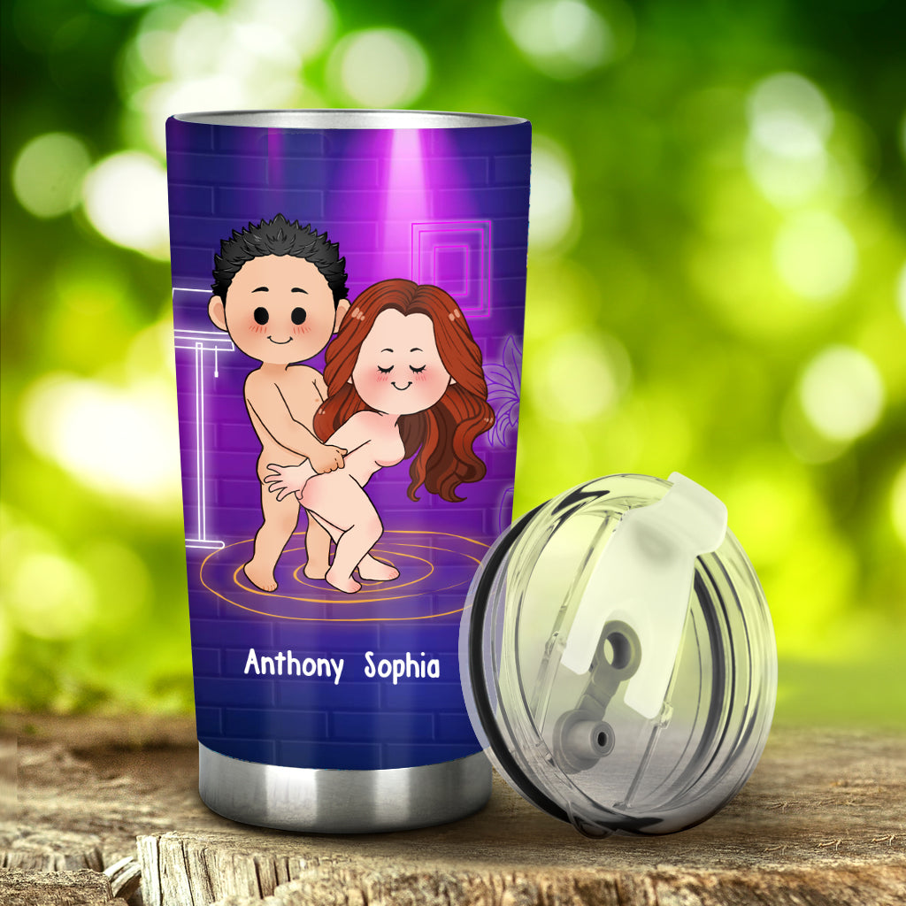 Roses Are Red The Morning Is Foggy - Personalized Couple Tumbler