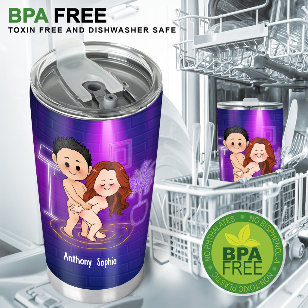 Roses Are Red The Morning Is Foggy - Personalized Couple Tumbler