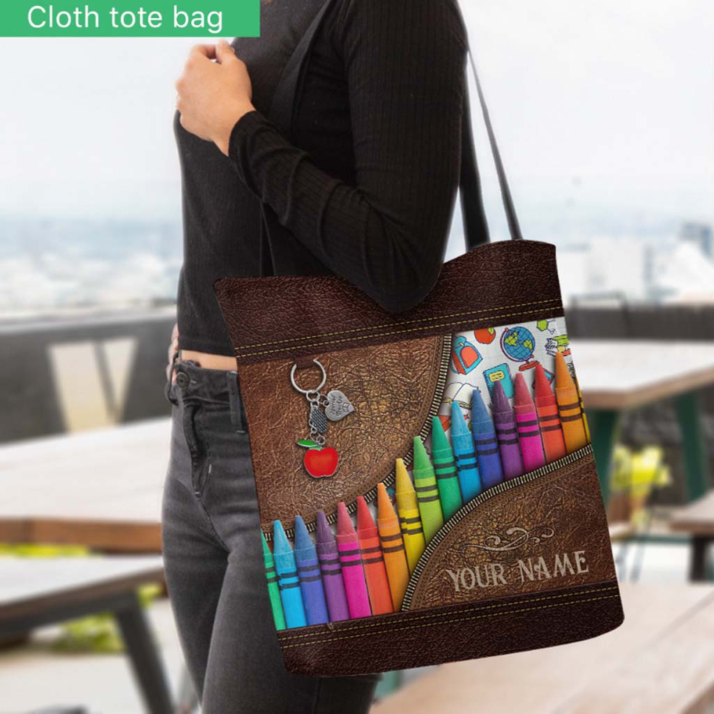 Teach Love Inspire - Teacher Personalized Tote Bag