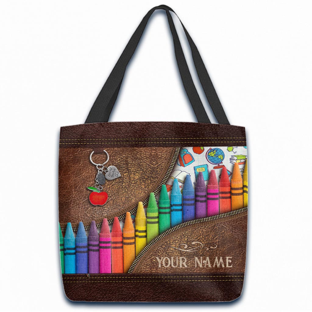 Teach Love Inspire - Teacher Personalized Tote Bag