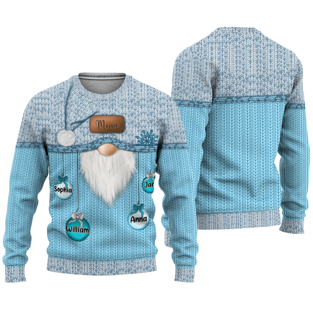 Meilleure grand-mère du monde - Pull moche personnalisé pour grand-mère