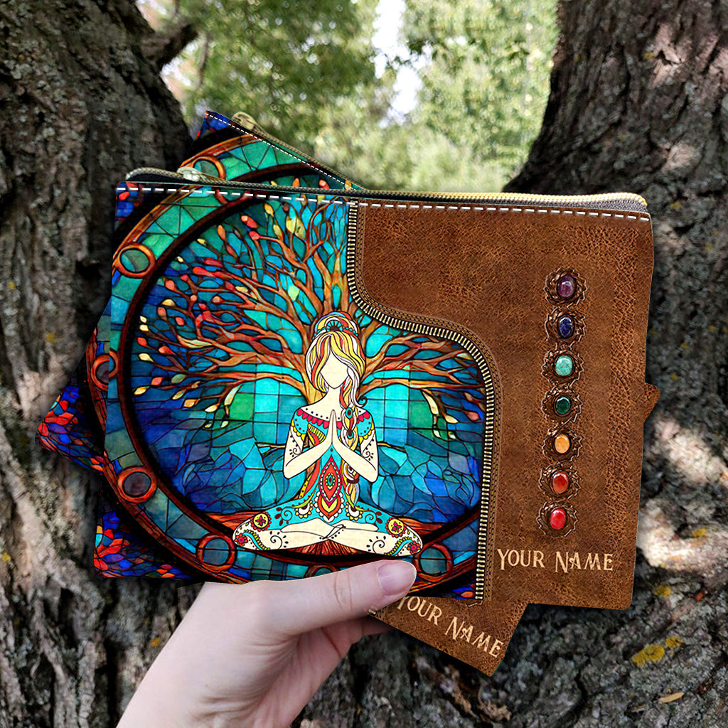 Namaste Green - Pochette de yoga personnalisée
