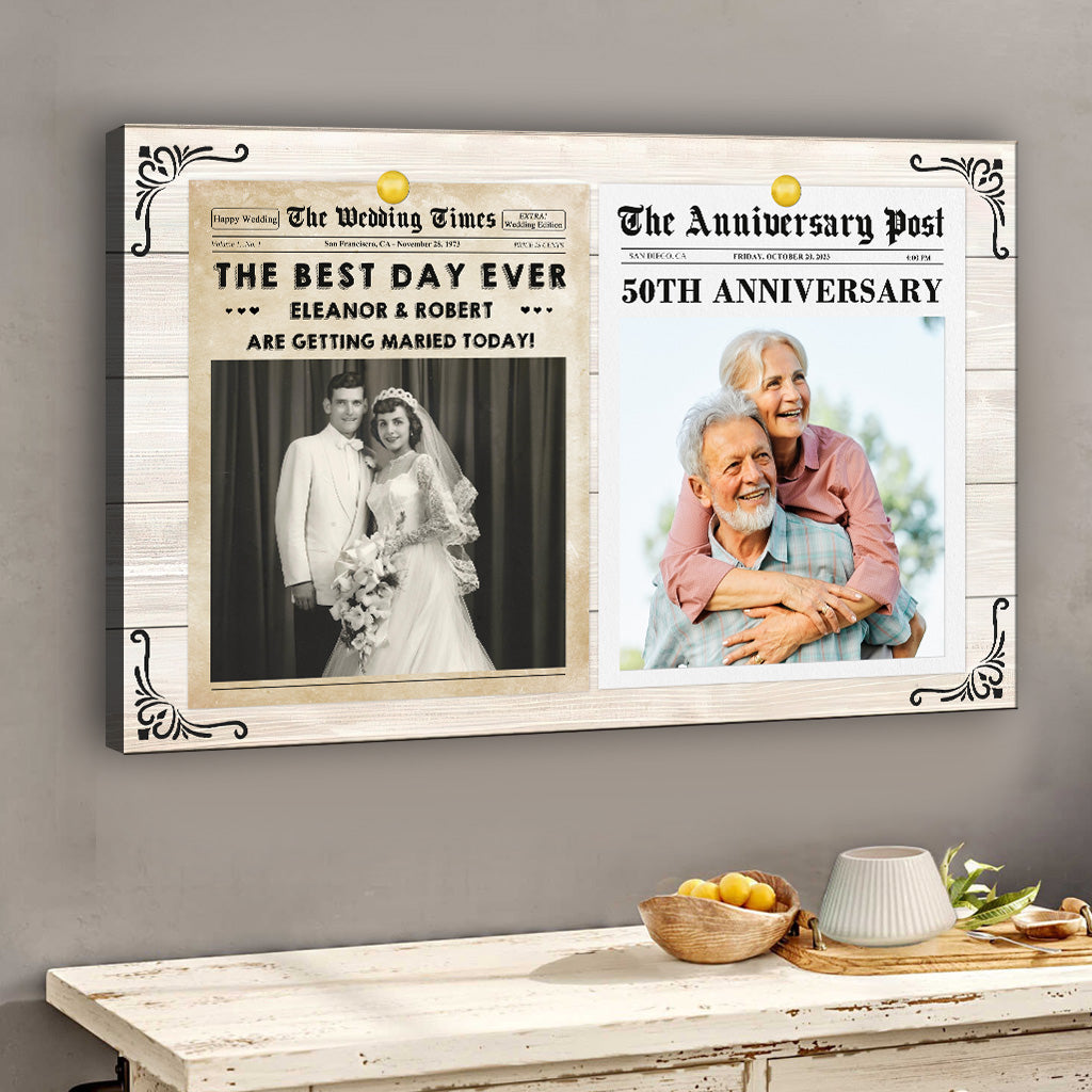 The Post! - Personalized Husband And Wife Canvas And Poster