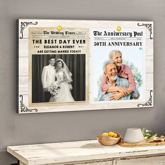 The Post! - Personalized Husband And Wife Canvas And Poster