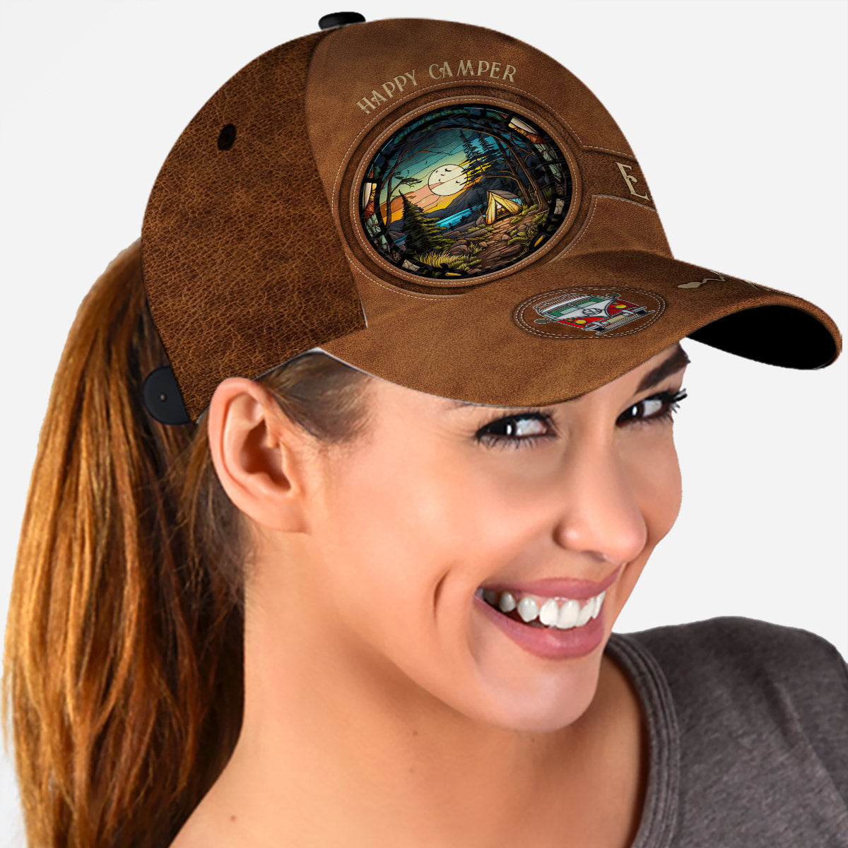 Happy Camper - Personalized Camping Classic Cap