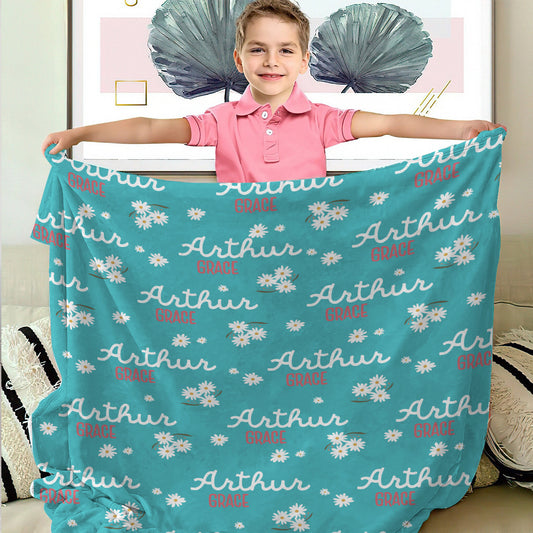 Daisy-Namenswunsch - Personalisierte Decke für den Enkel