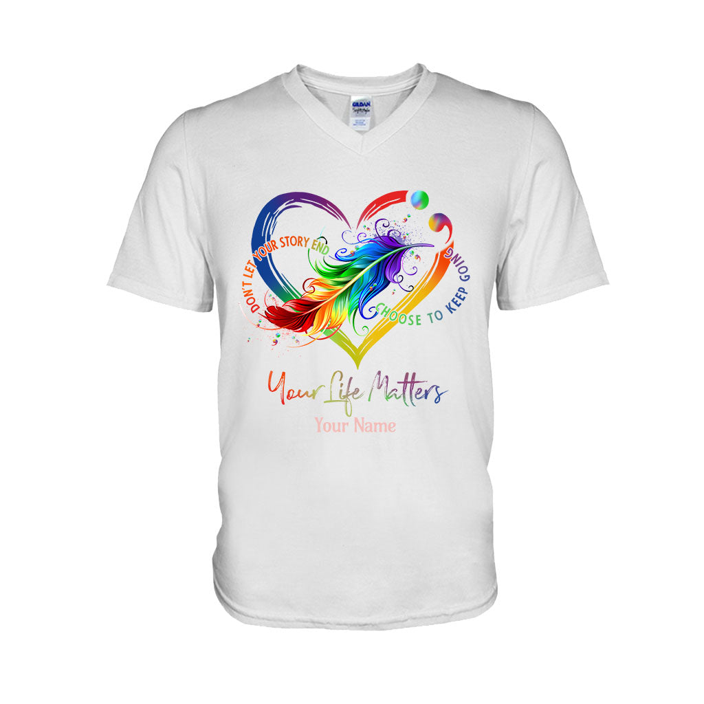 Dein Leben zählt – Personalisiertes T-Shirt und Hoodie zur Suizidprävention