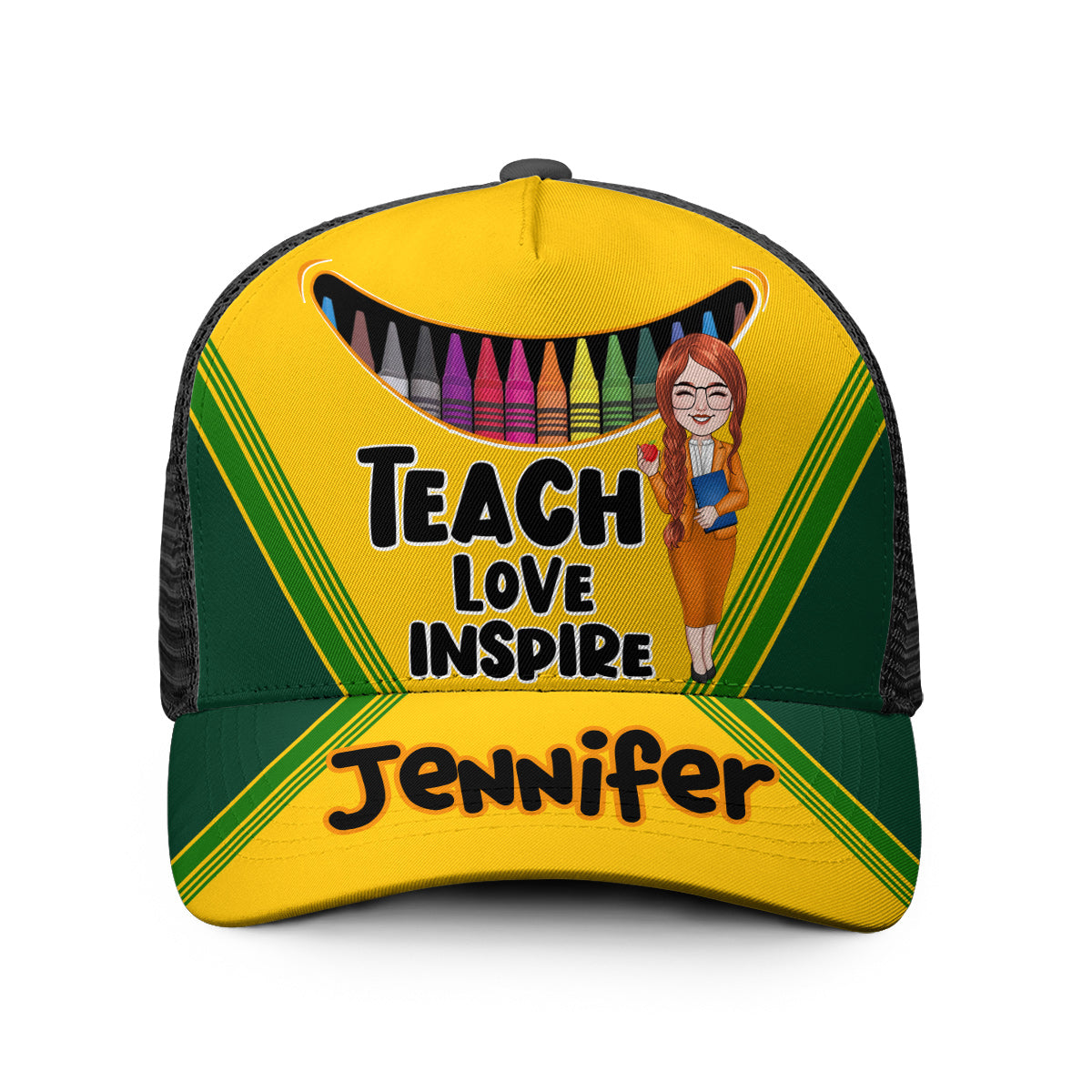 Casquette trucker papillon personnalisée avec affirmations positives