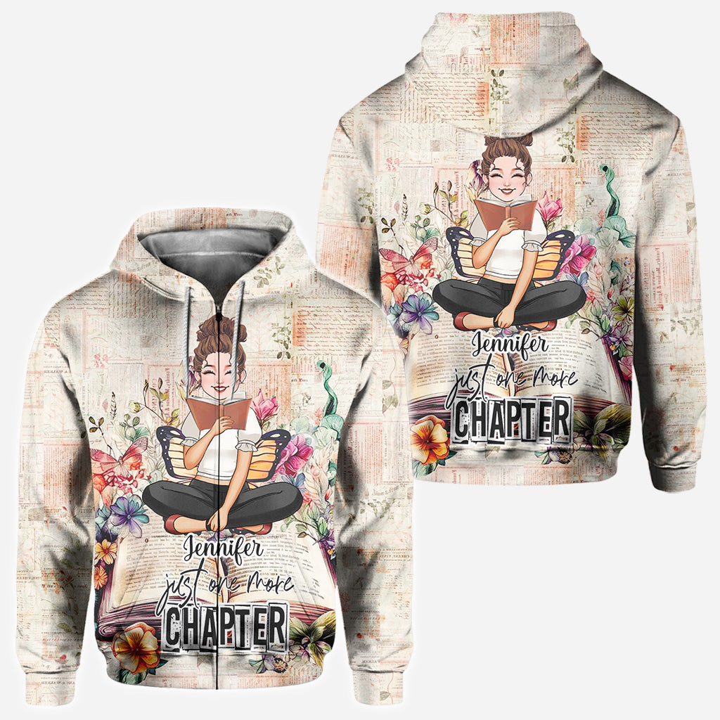 Just One More Chapter - Personalized Book All Over Shirt