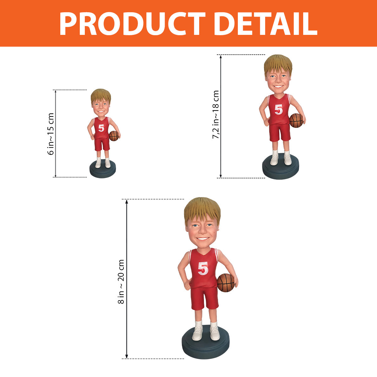 Love Basketball - Personalized Basketball Bobblehead