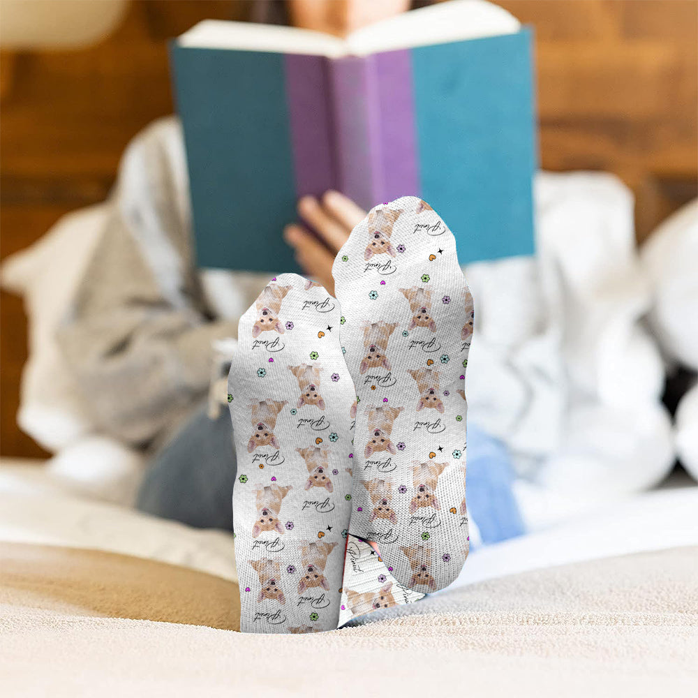Hundemama-Vibes – personalisierte Hundesocken