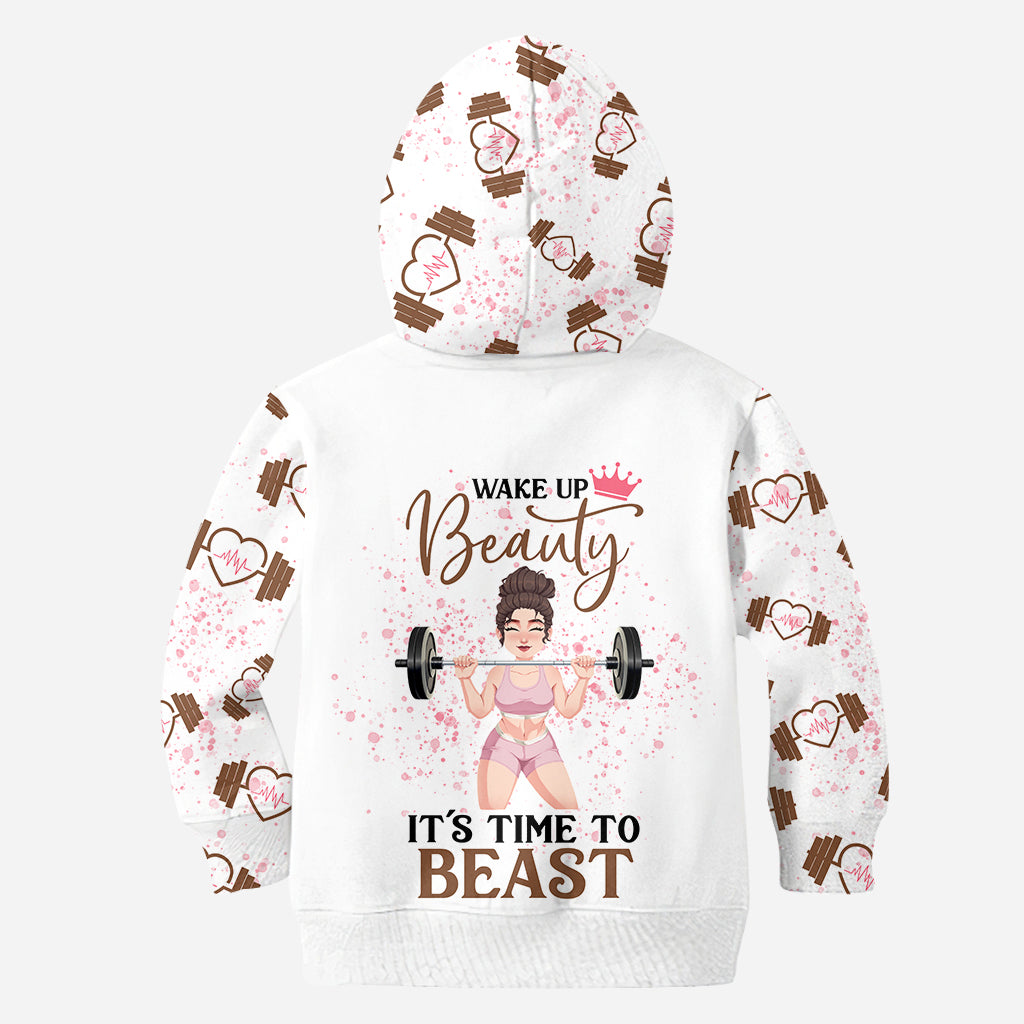 Wake Up Beauty - Personalized Fitness All Over Shirt