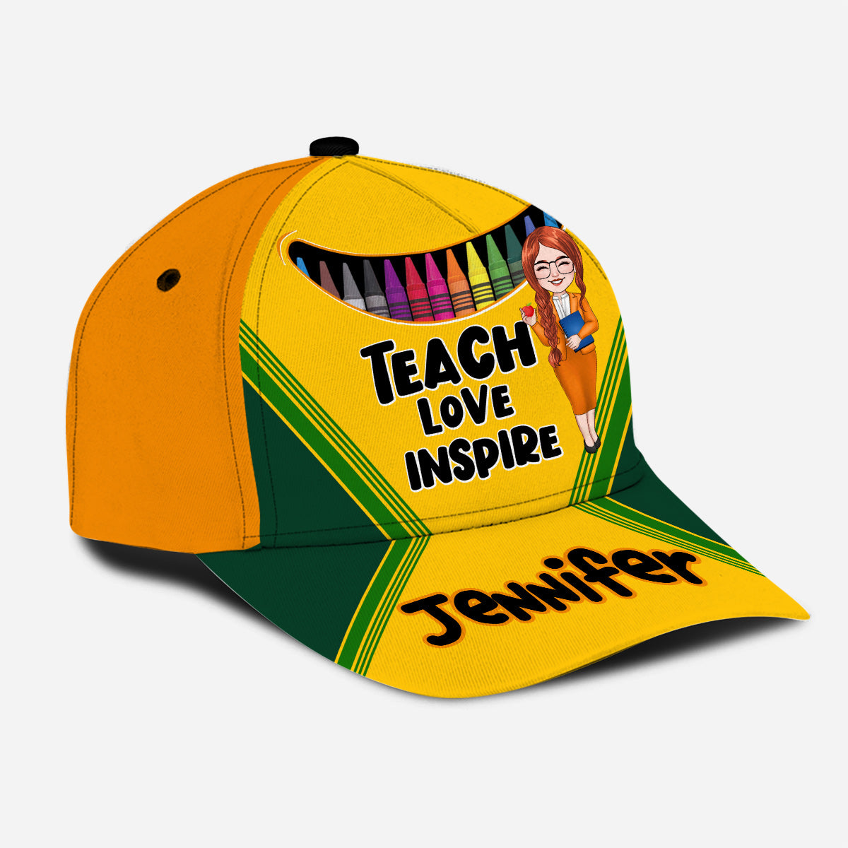 Teach Love Inspire - Personalized Teacher Classic Cap