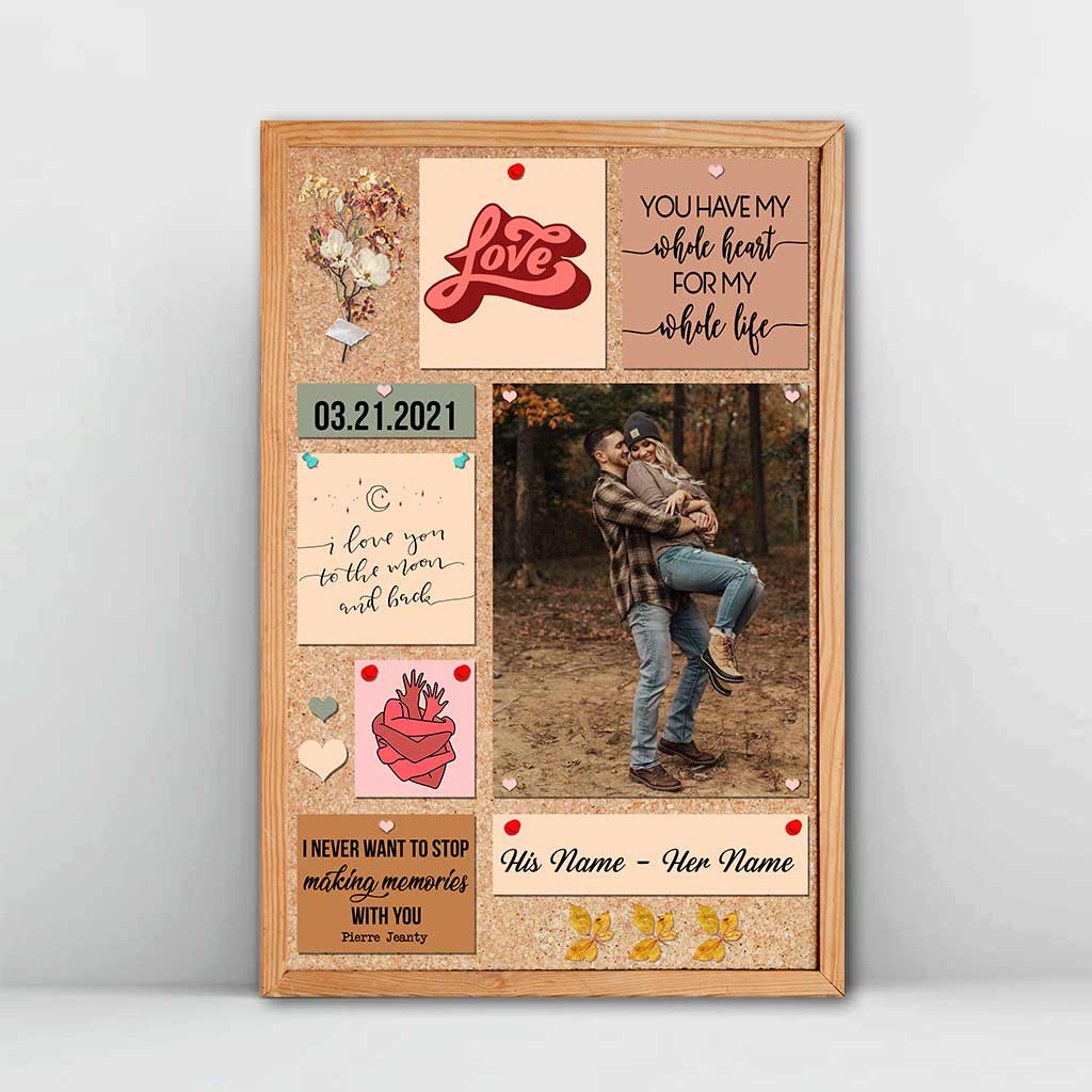 Everything Is Better With You - Personalized Couple Poster