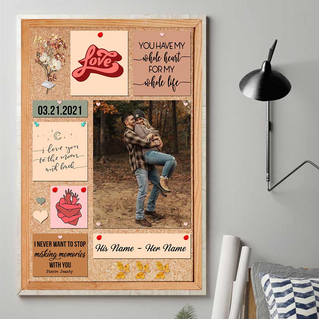 Everything Is Better With You - Personalized Couple Poster