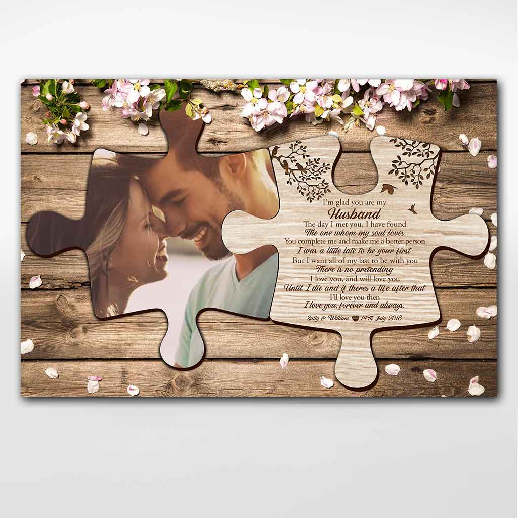 I'm Glad That I Have You - Personalized Couple Poster