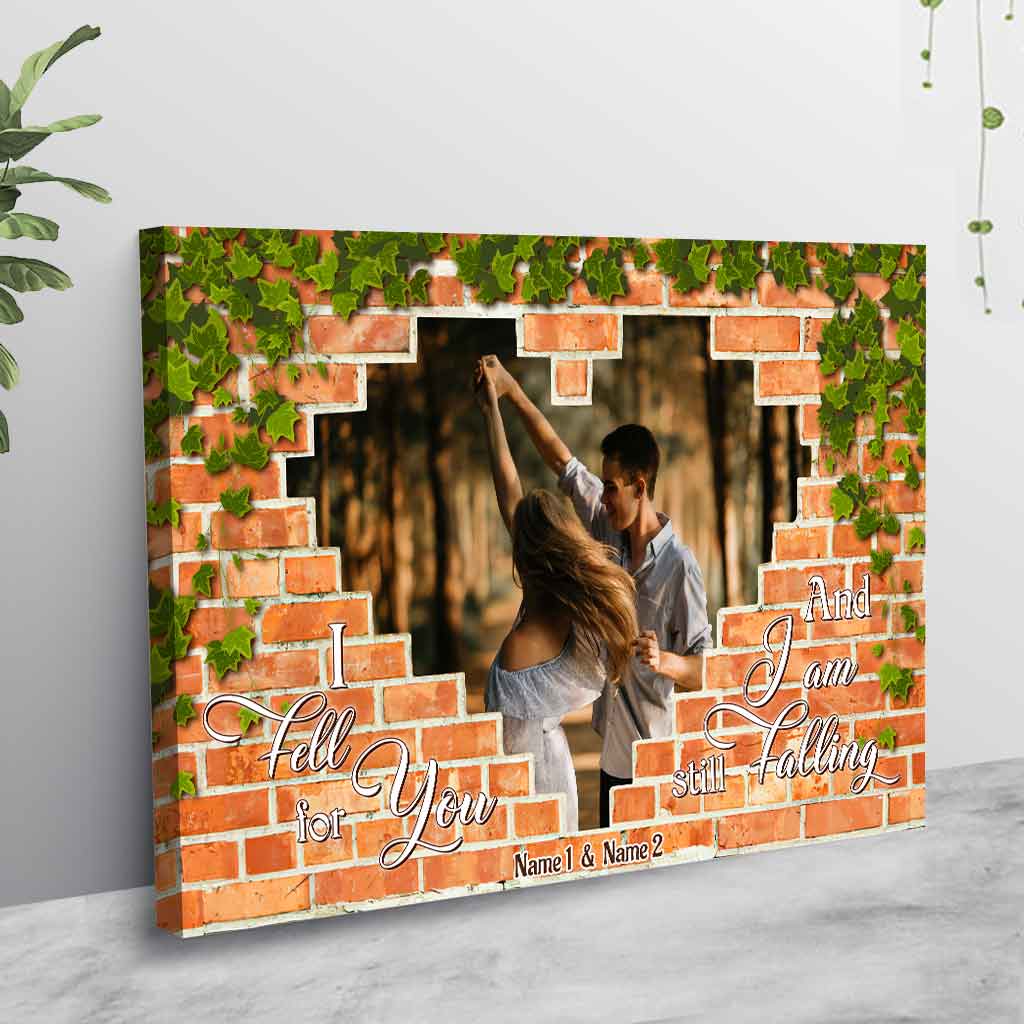 I Fell For You - Personalized Couple Poster