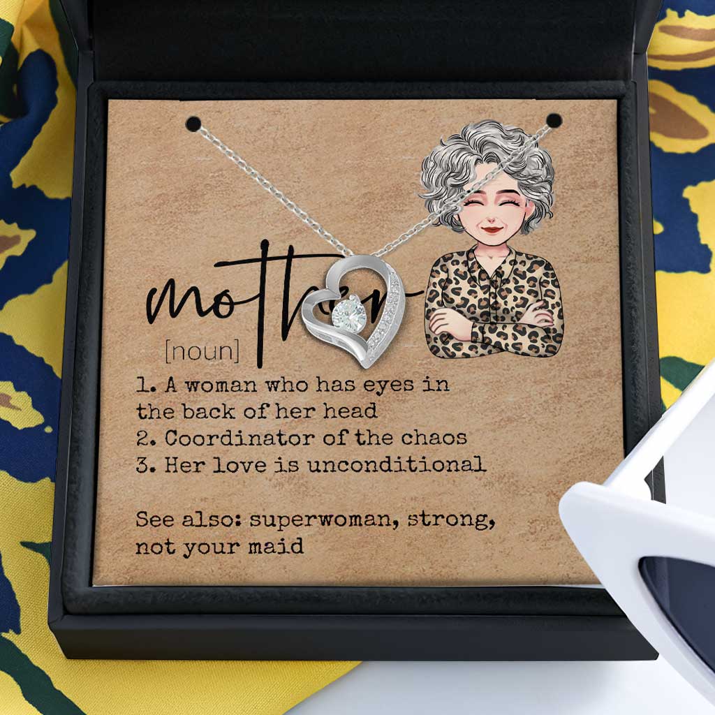 Mom’s Definition - Personalized Mother's Day Mother Necklace
