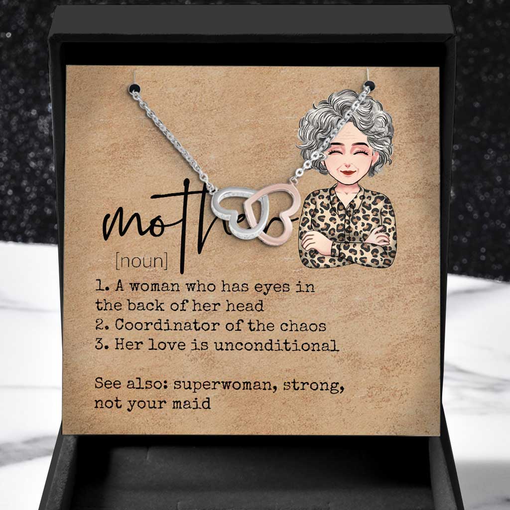 Mom’s Definition - Personalized Mother's Day Mother Necklace