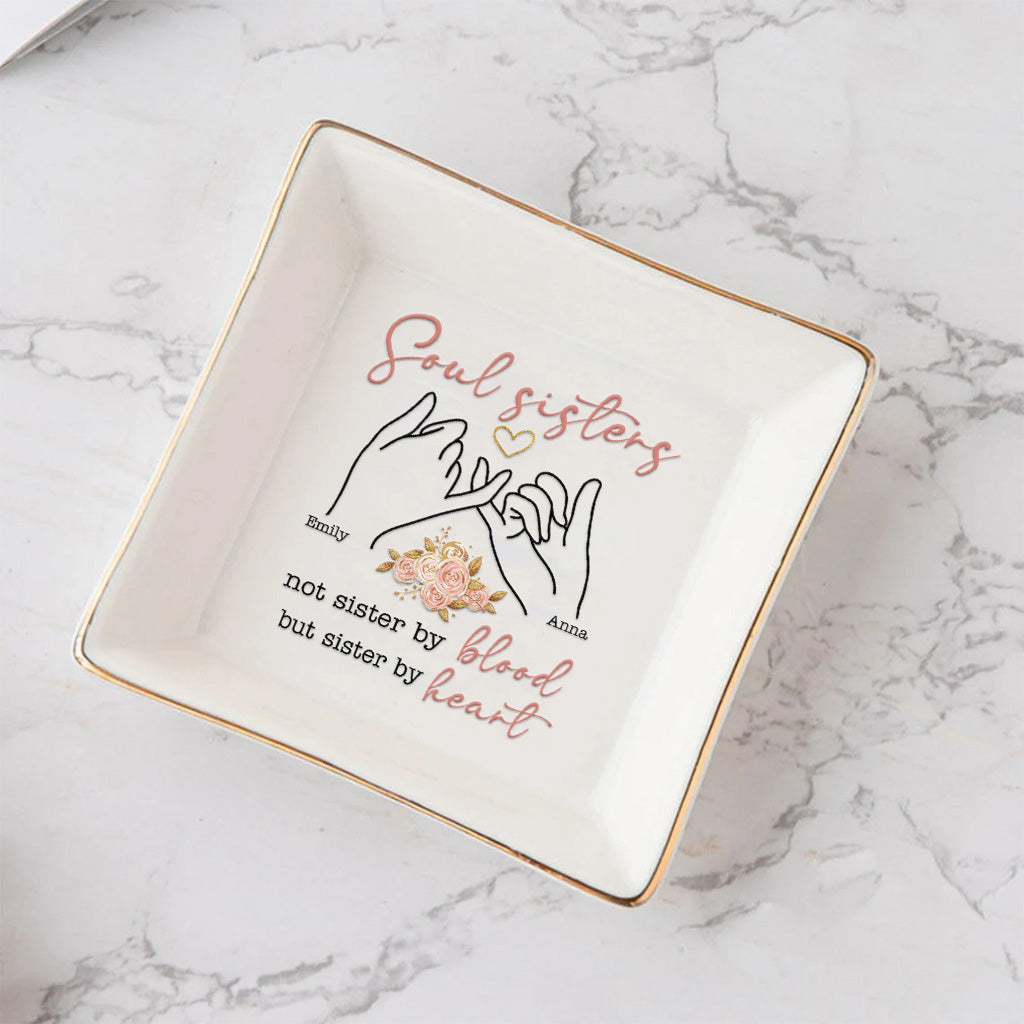 Soul Sisters Pinky Promise - Personalized Bestie Jewelry Dish