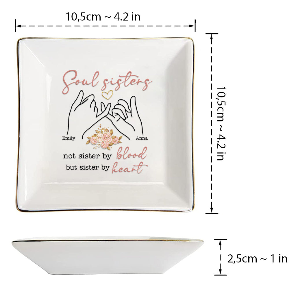 Soul Sisters Pinky Promise - Personalized Bestie Jewelry Dish