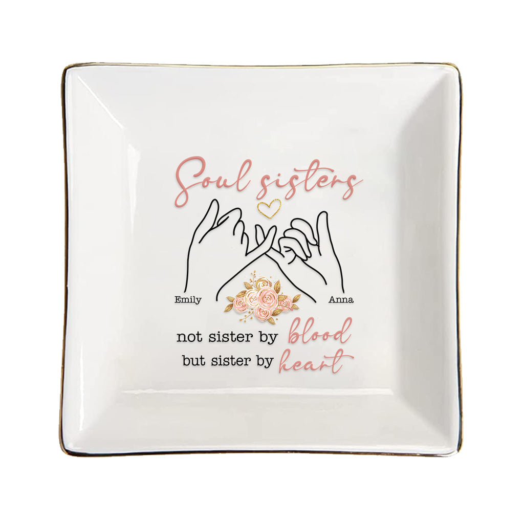 Soul Sisters Pinky Promise - Personalized Bestie Jewelry Dish