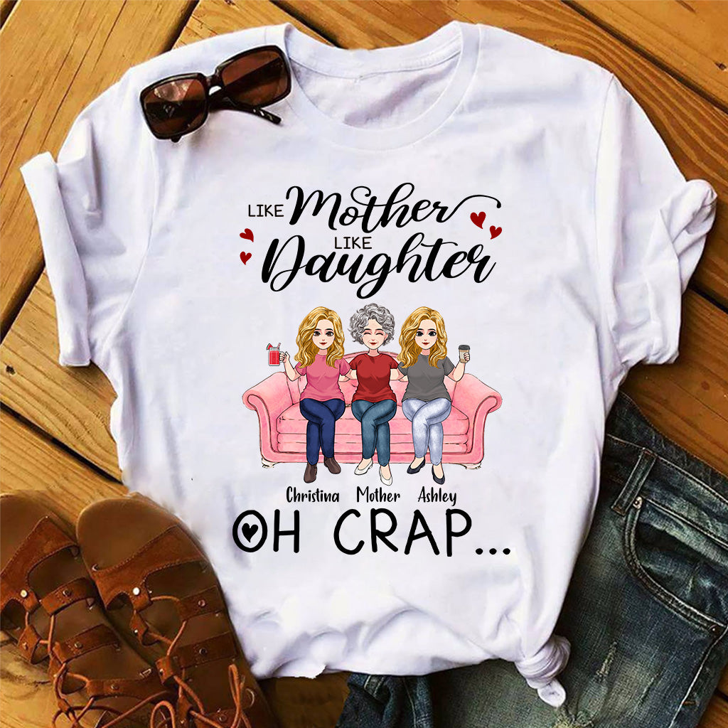 Like Mother Like Daughter - Personalized Mother's Day Mother T-shirt and Hoodie