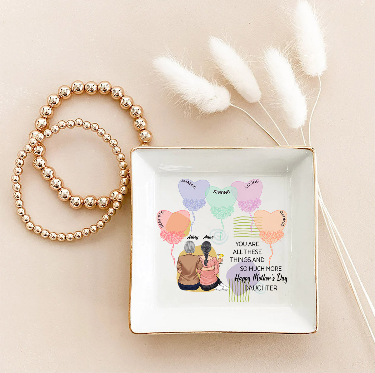 You Are All The Things - Personalized Daughter Jewelry Dish