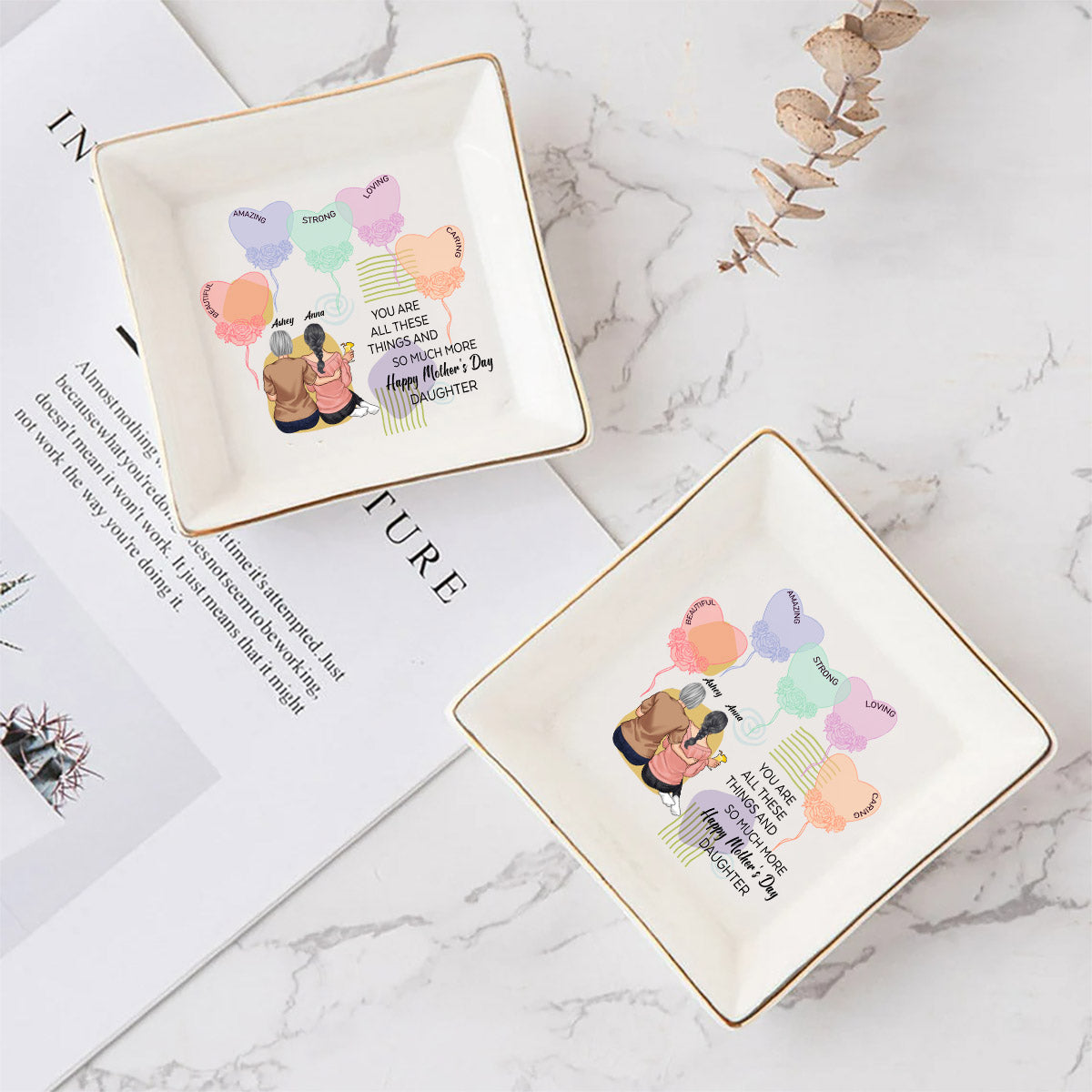 You Are All The Things - Personalized Daughter Jewelry Dish