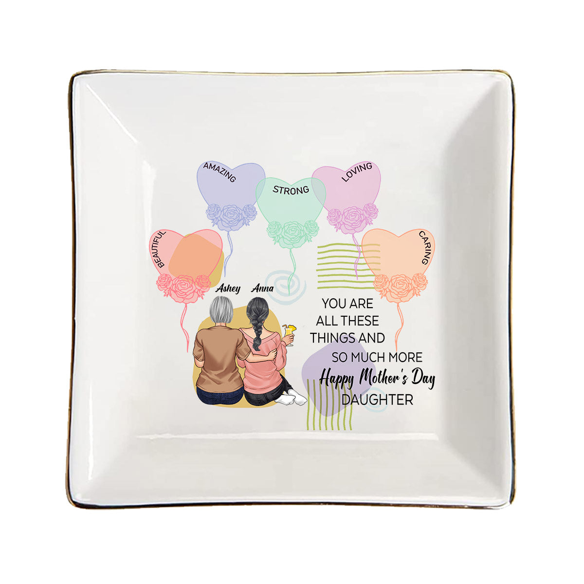 You Are All The Things - Personalized Daughter Jewelry Dish
