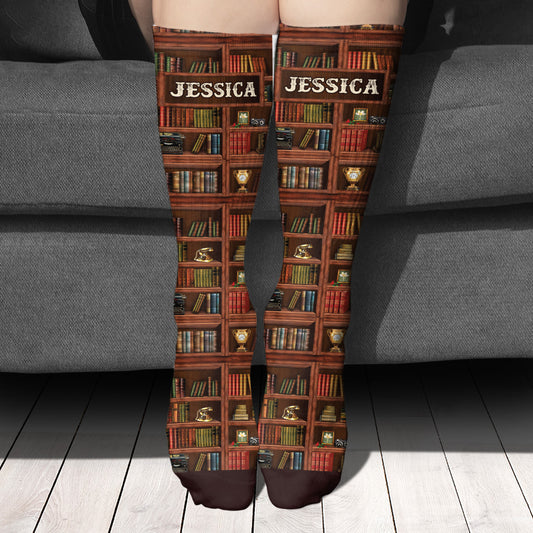 If You Can Read This - Personalized Book Socks