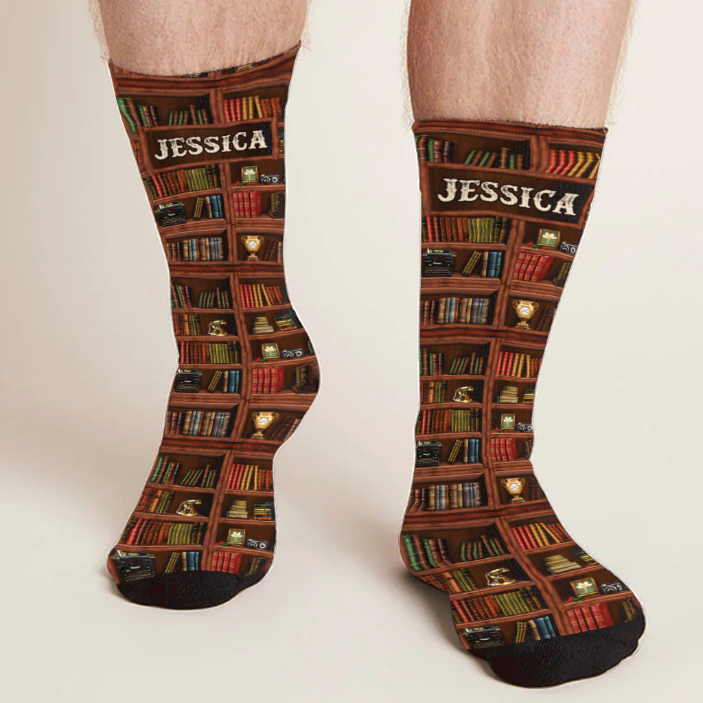 If You Can Read This - Personalized Book Socks