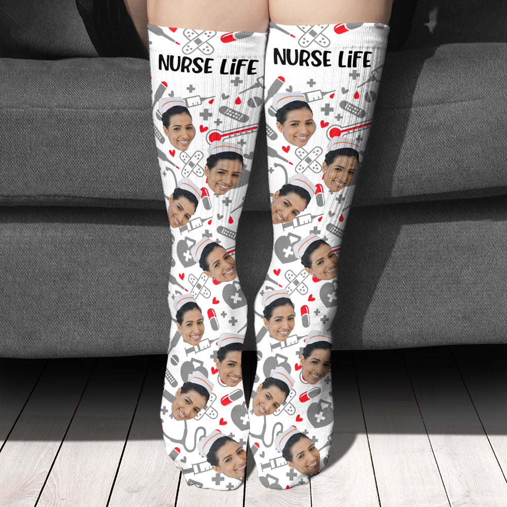 Nurse Life – Personalisierte Krankenschwestersocken