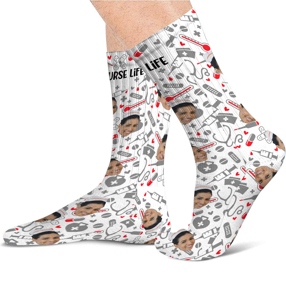 Nurse Life – Personalisierte Krankenschwestersocken