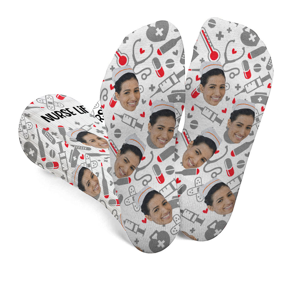 Nurse Life – Personalisierte Krankenschwestersocken