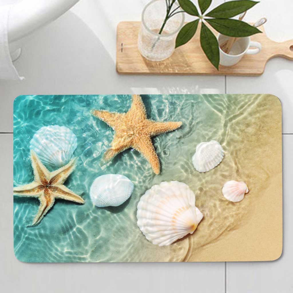 Beach Lover - Sea Lover 3 Pieces Bathroom Mats Set