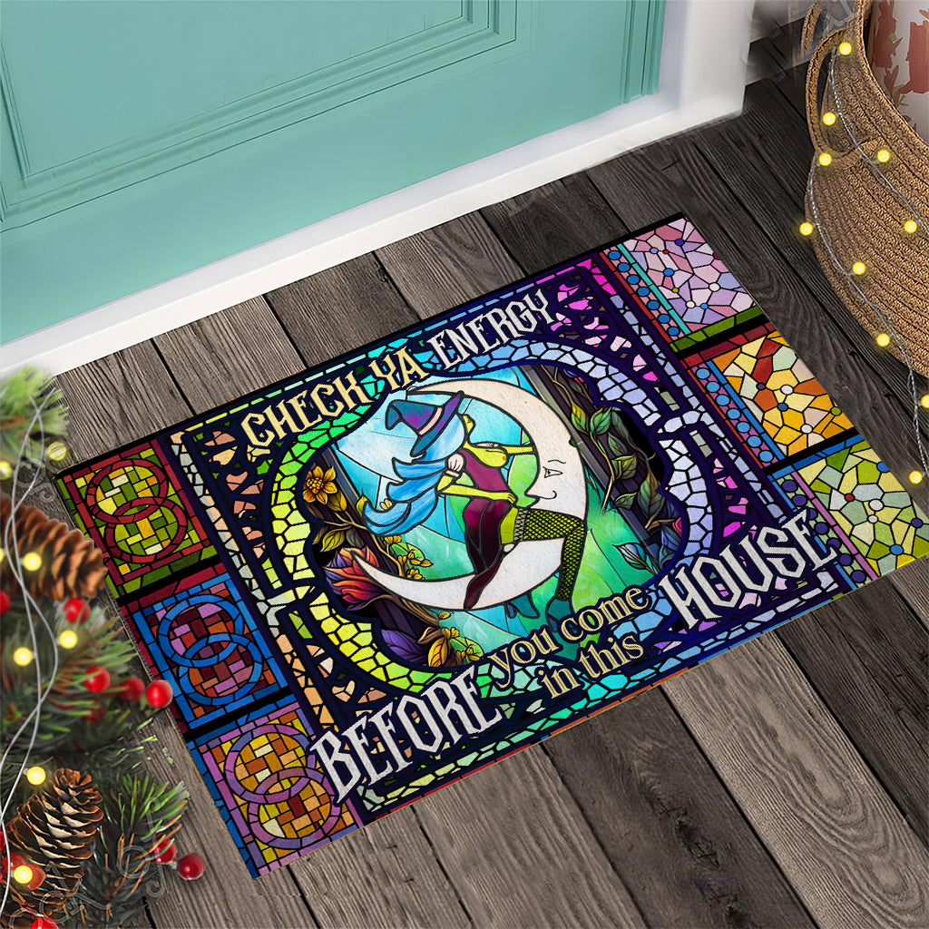 Check Your Energy - Witch Doormat