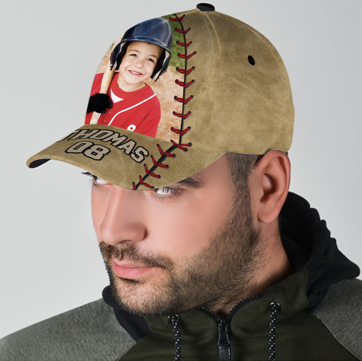Never Give Up - Personalized Baseball Classic Cap