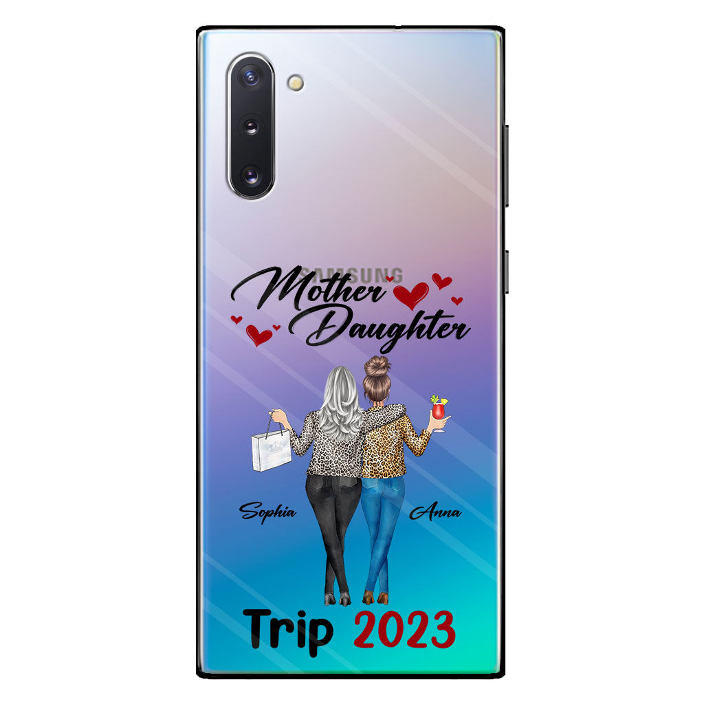 Love Horses - Personalized Mother Clear Phone Case