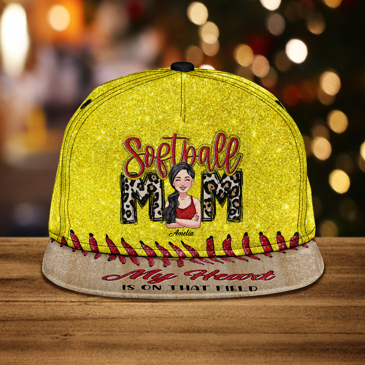 Love Softball - Personalized Softball Snapback