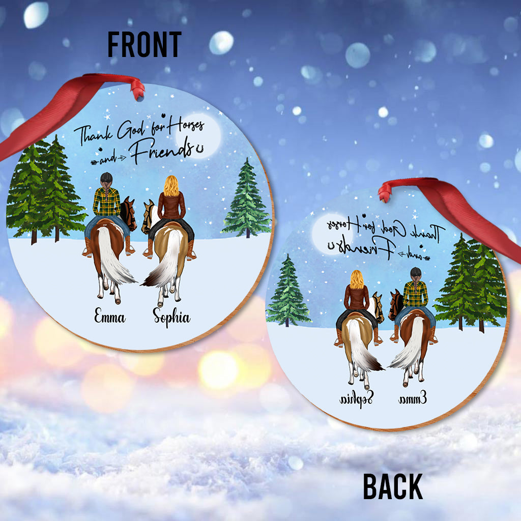 Riding Partner For Life - Personalized Horse Ornament