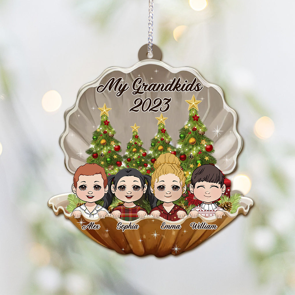 My Grandkids - Personalized Grandma Ornament